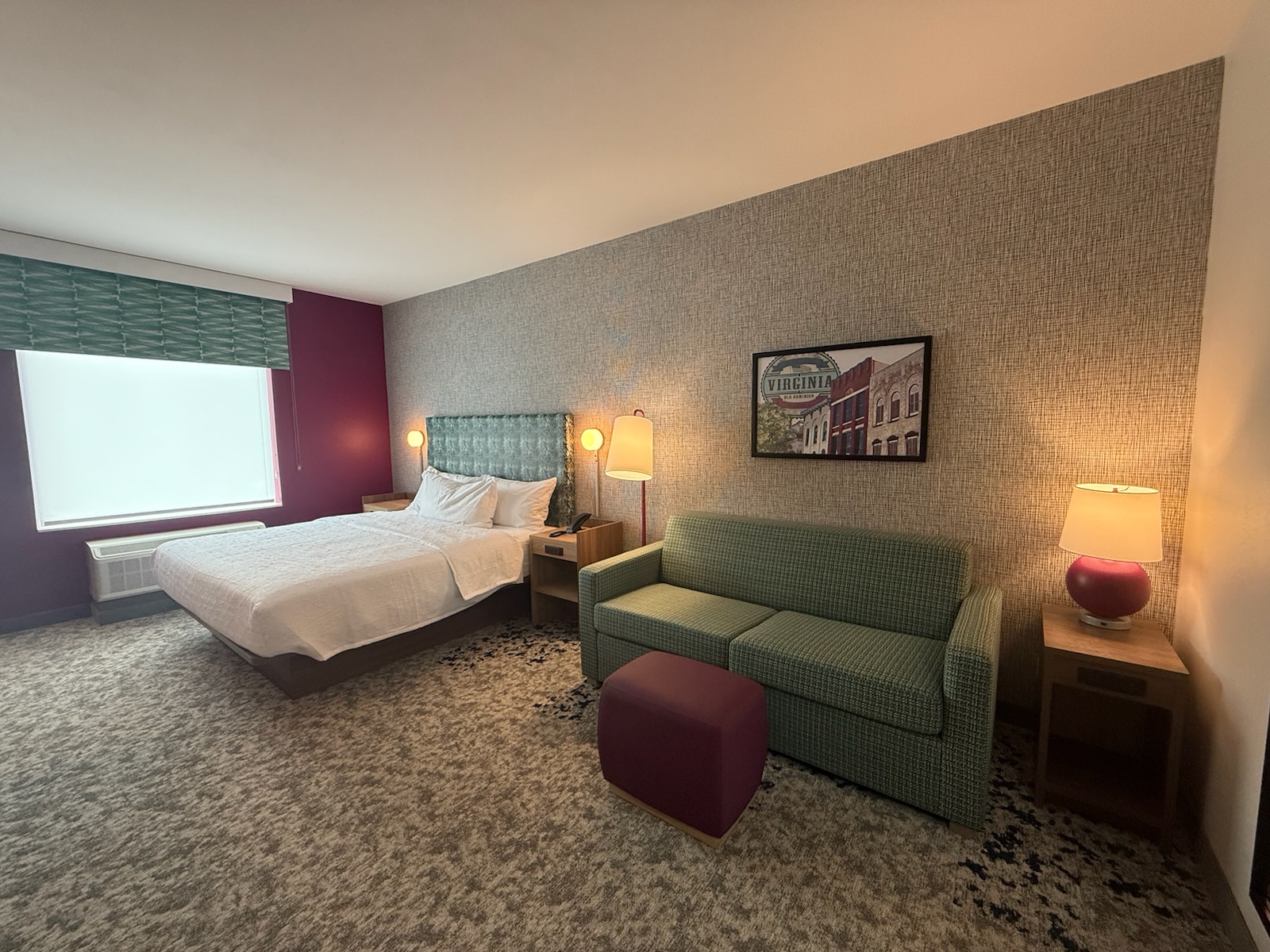 Home2 Suites by Hilton Harrisonburg University guest room